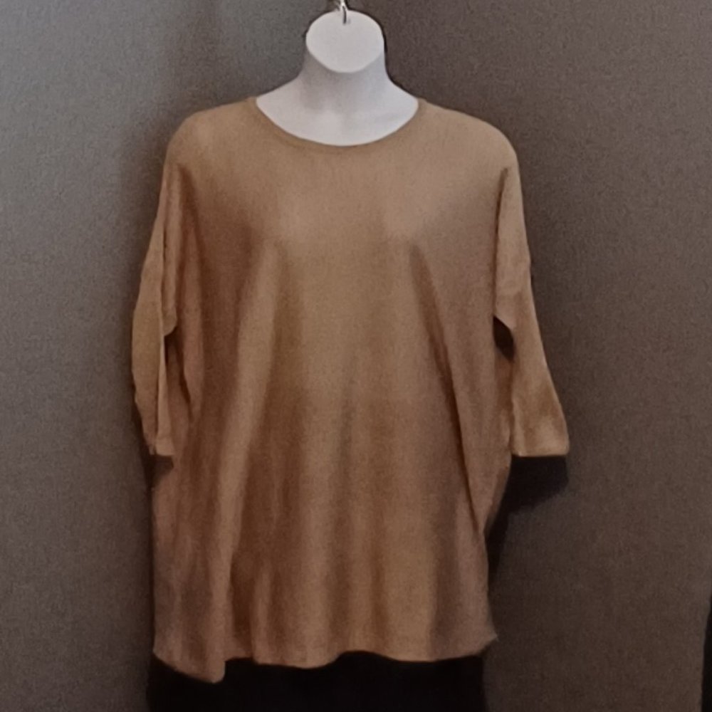 BESTOW LIGHTWEIGHT OVERSIZED DRESSY PULLOVER